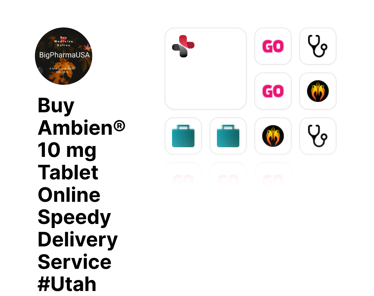 Buy Ambien® 10 mg Tablet Online Speedy Delivery Service #Utah