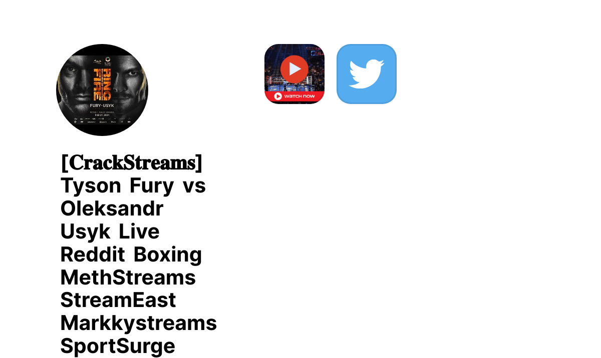 [𝐂𝐫𝐚𝐜𝐤𝐒𝐭𝐫𝐞𝐚𝐦𝐬] Tyson Fury vs Oleksandr Usyk Live Reddit Boxing