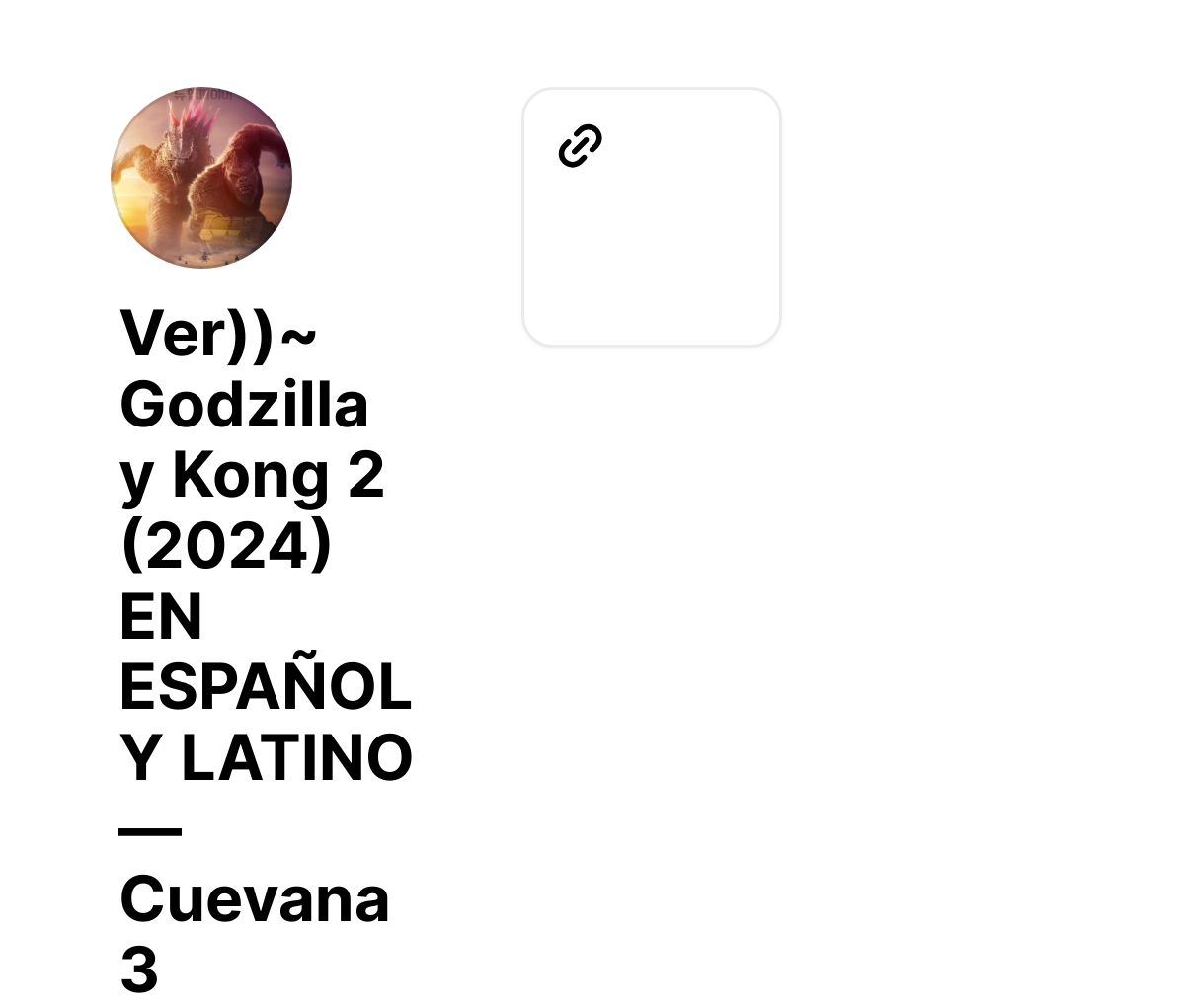 Ver))~ Godzilla y Kong 2 (2024) EN ESPAÑOL Y LATINO — Cuevana 3