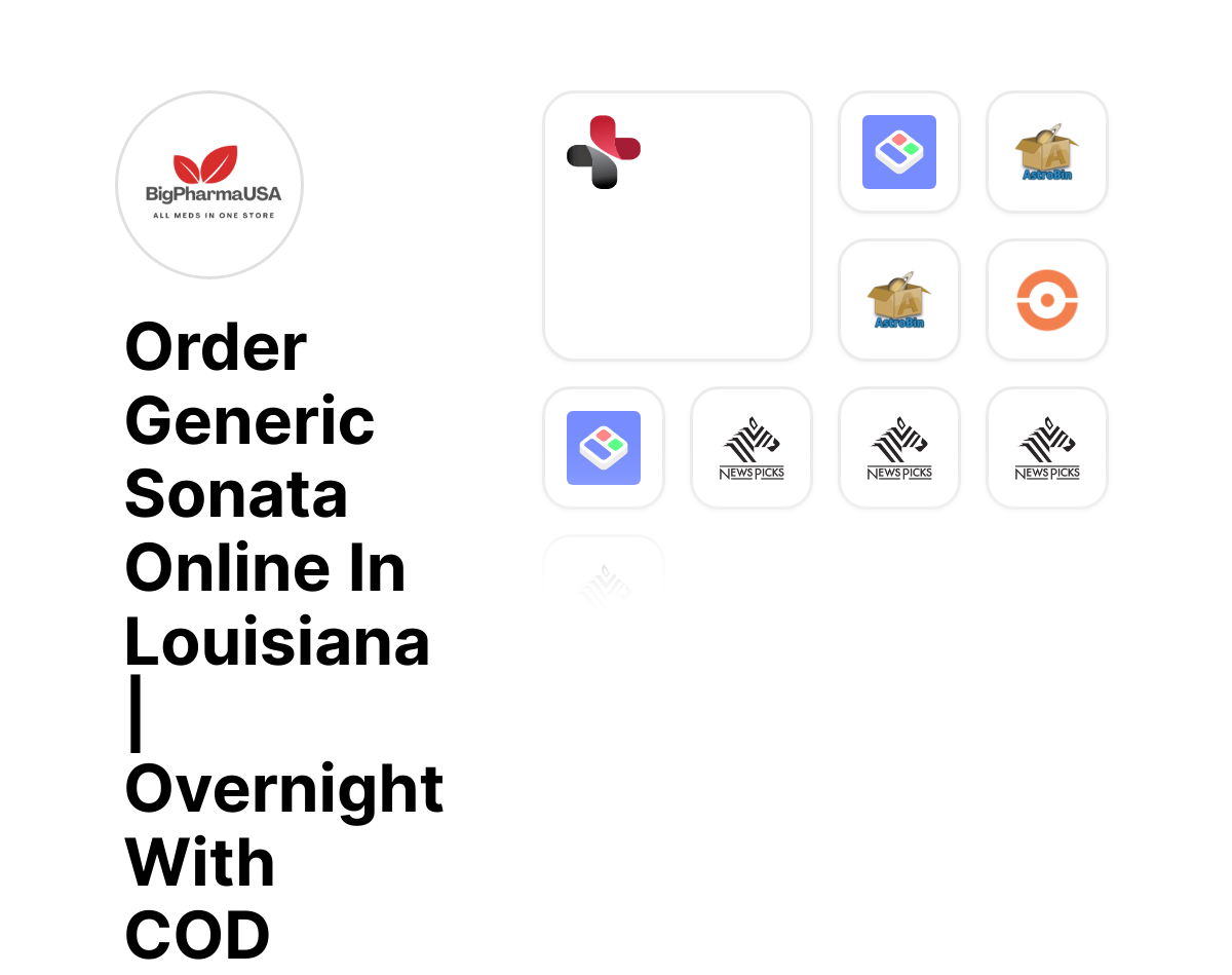 Order Generic Sonata Online In Louisiana | Overnight With COD