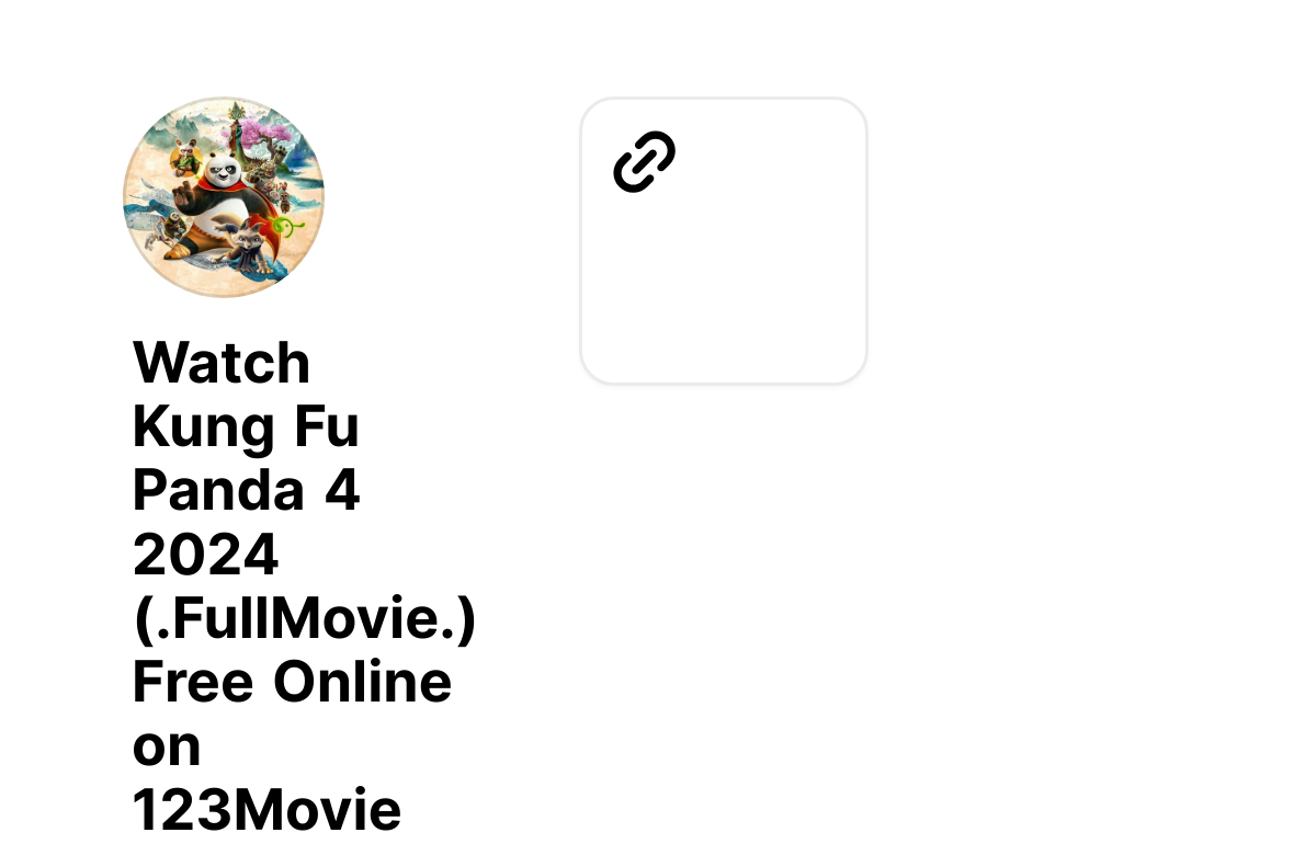 Watch Kung Fu Panda 4 2024 (.FullMovie.) Free Online on 123Movie