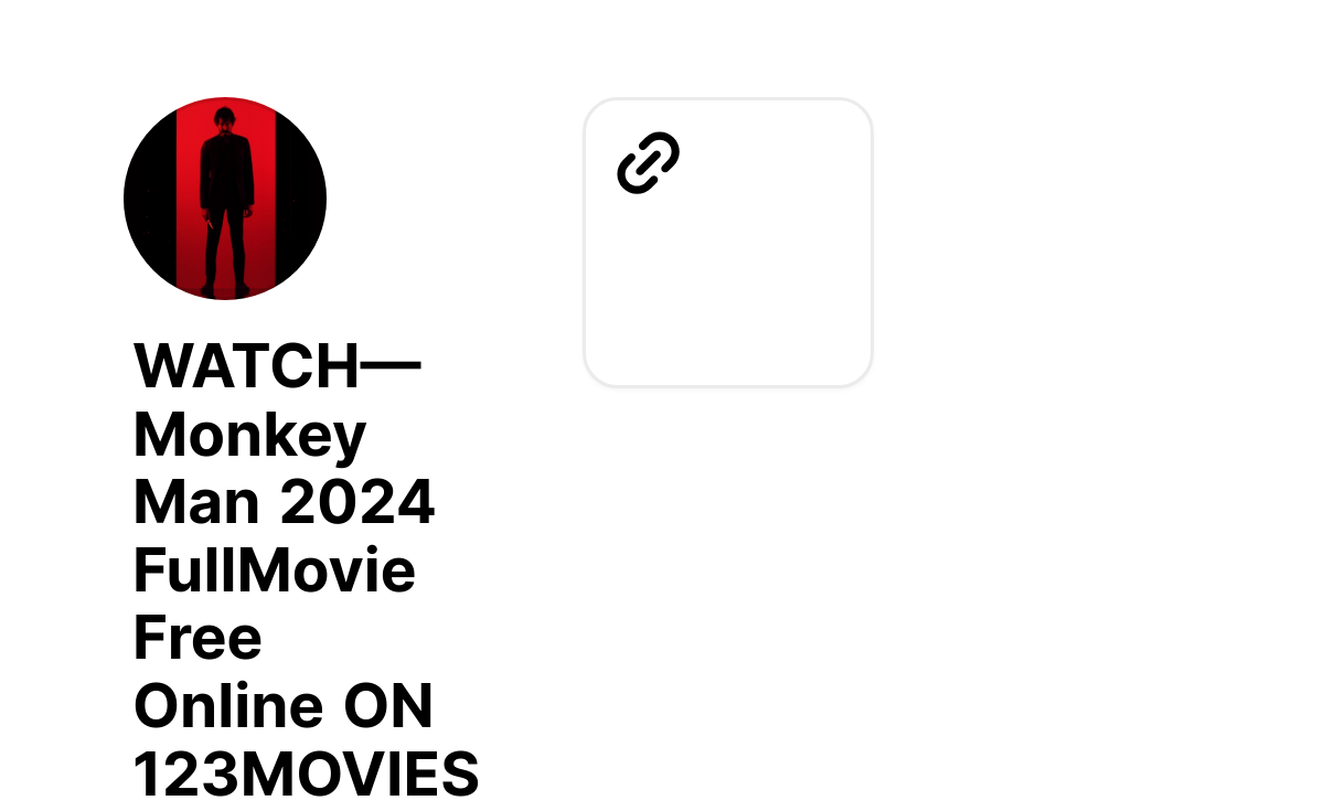 WATCH— Monkey Man 2024 FullMovie Free Online ON 123MOVIES