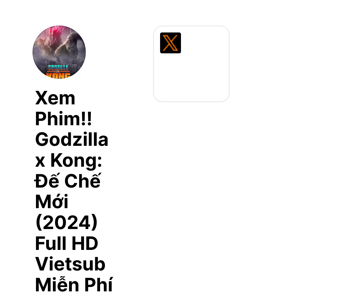 Xem Phim!! Godzilla x Kong Đế Chế Mới (2024) Full HD Vietsub Miễn Phí